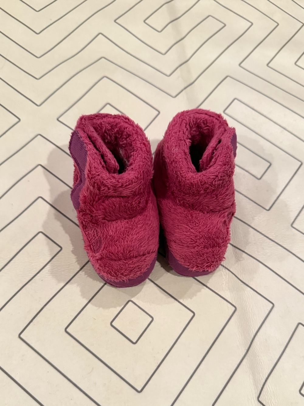 The North Face Pink Baby Booties